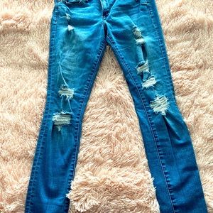 Abercrombie Ripped Harper Super Skinny Jeans